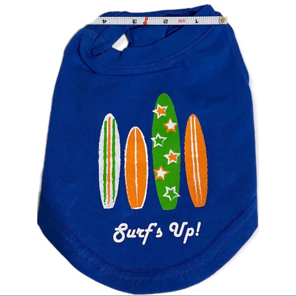 Stinky G Dog Shirt “Surf’s Up”, size XS/S - Picture 3 of 10